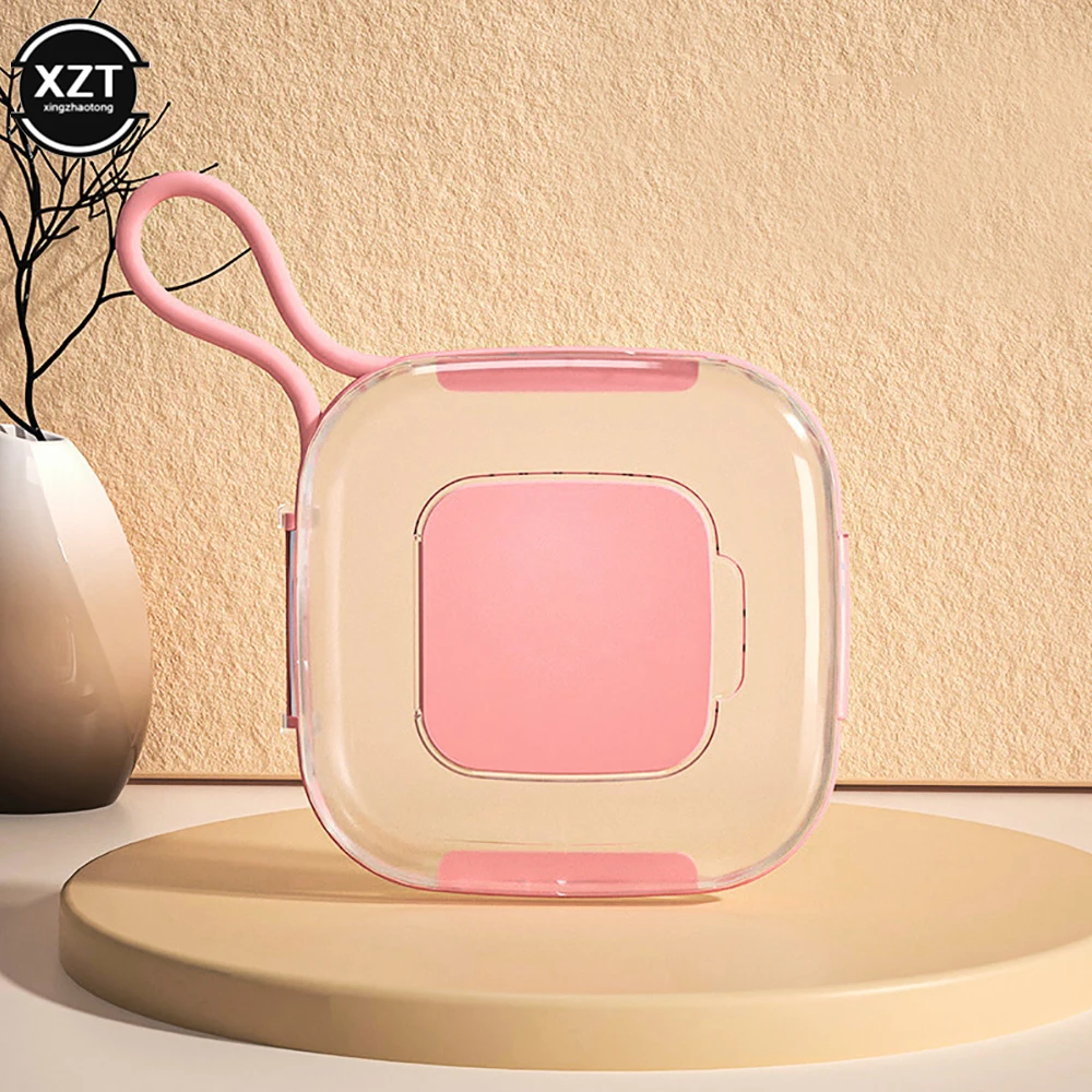 Mini Portable Mask Storage Box Disposable Moisture-proof Mask Storage Box Dustproof Card Bill Box Multi-function Storage Box