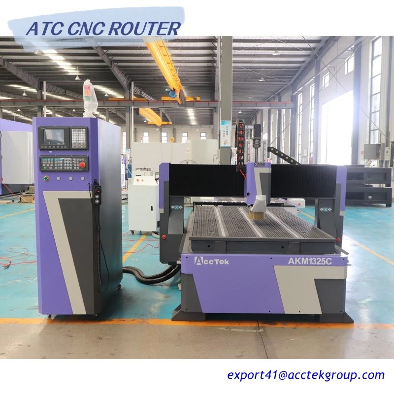 Factory Supply Wood ATC CNC Router Machine 4*8 5*10Ft Size 3 Axis With ATC Wood CNC Router Machine