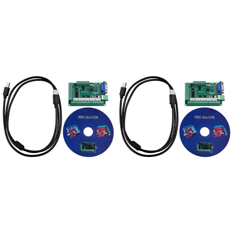 2x-mach3-v325-usbドライバー搭載の5軸cncモーションコントローラー、cncルーター用z軸ツールセッター、切削・彫刻・フライス加工用-b61b