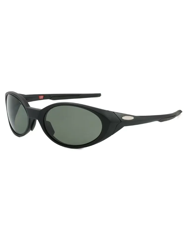 AliExpress NONE 2026New Oval Outdoor Sports Pilot Sunglasses Fashion Y2K Men Driving Sports Sunshade Goggles Beach Cycling UV Protective Glasses