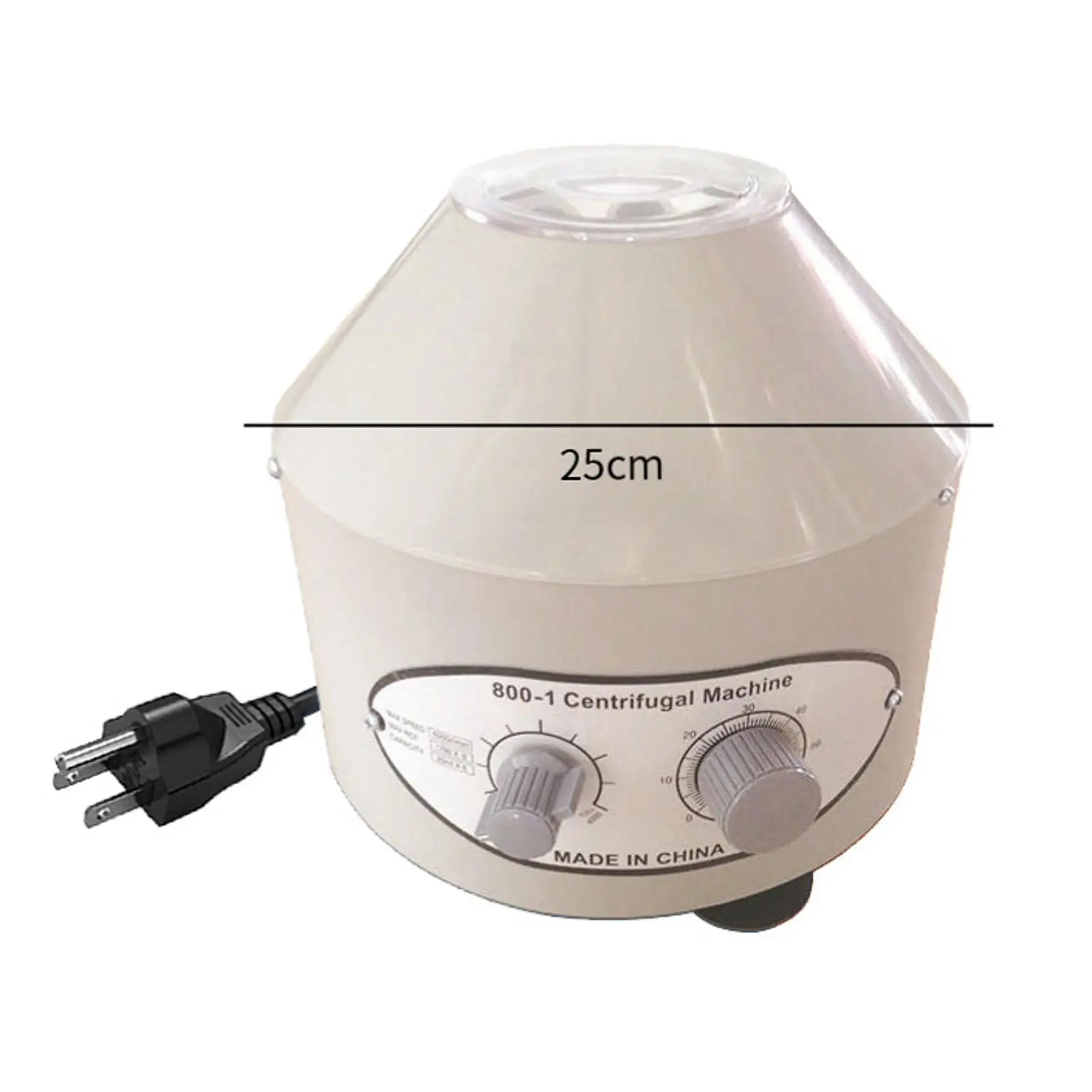 800-1 Electric Desktop Centrifuge 20MLX6 US 110V Plug Multipurpose Time and Speed Control 4000RPM 50W