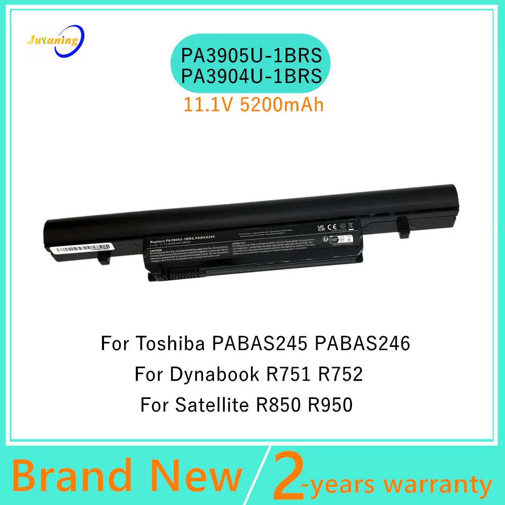 

PA3905U-1BRS Laptop Battery For Toshiba Satellite Pro R850 R950 PA3904U-1BRS PABAS245 PABAS246