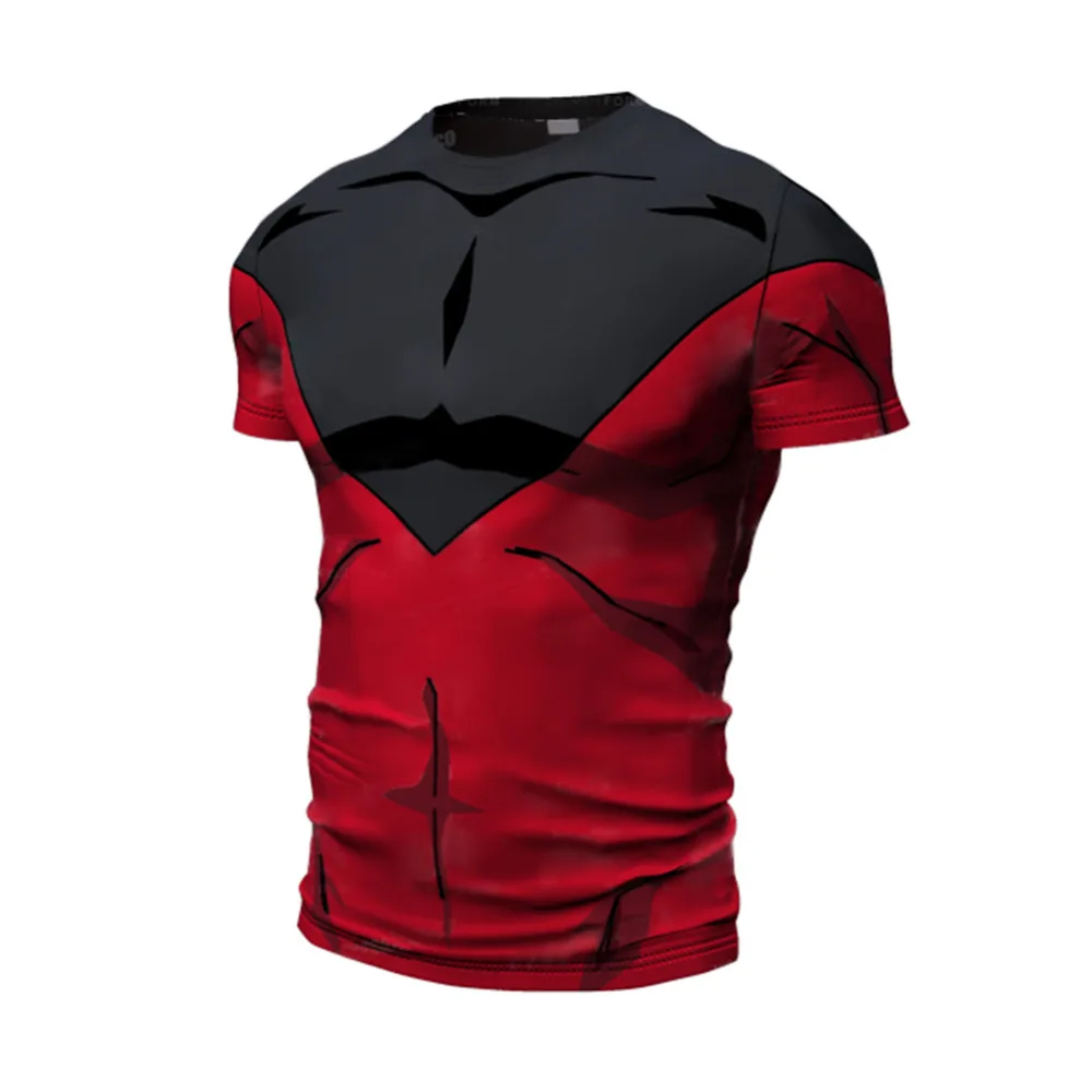 Just Spring New Anime Long Sleeve Top Men's Casual T-shirt 3D Printing T-shirt Casual Anime Fashion T-shirt Tights Top