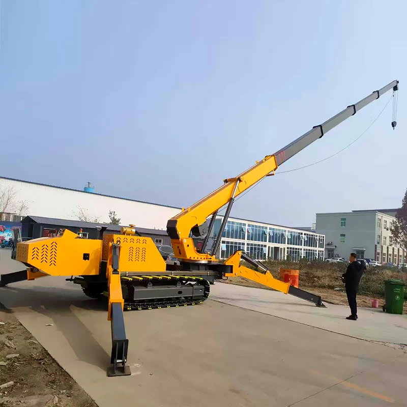 Customized Portable Small Hydraulic Space Crawler Folding Mini Spider Crane Multiple Specification Work Platforms