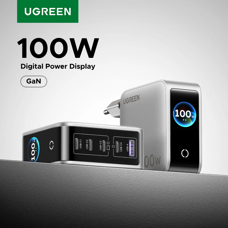 cargador-ugreen-gan-de-100w-con-pantalla-inteligente-para-macbook-pro-laptop-iphone-17-16-pro-ipad-tablet-samsung-qc40-pd-30-usb-c