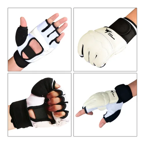 Imagen 2 del producto Protección de Taekwondo, entrenamiento Sanda, guardamanos de Taekwondo y equipo Protector de partido de plátano, Protector de pie, equipo de Kickboxing WTF