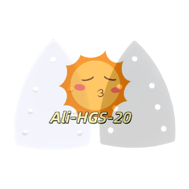 

7-Hole Triangle Sanding Pad - Foam Backer Plate for 5-Inch Sander, Fits Hook & Loop Abrasive Discs