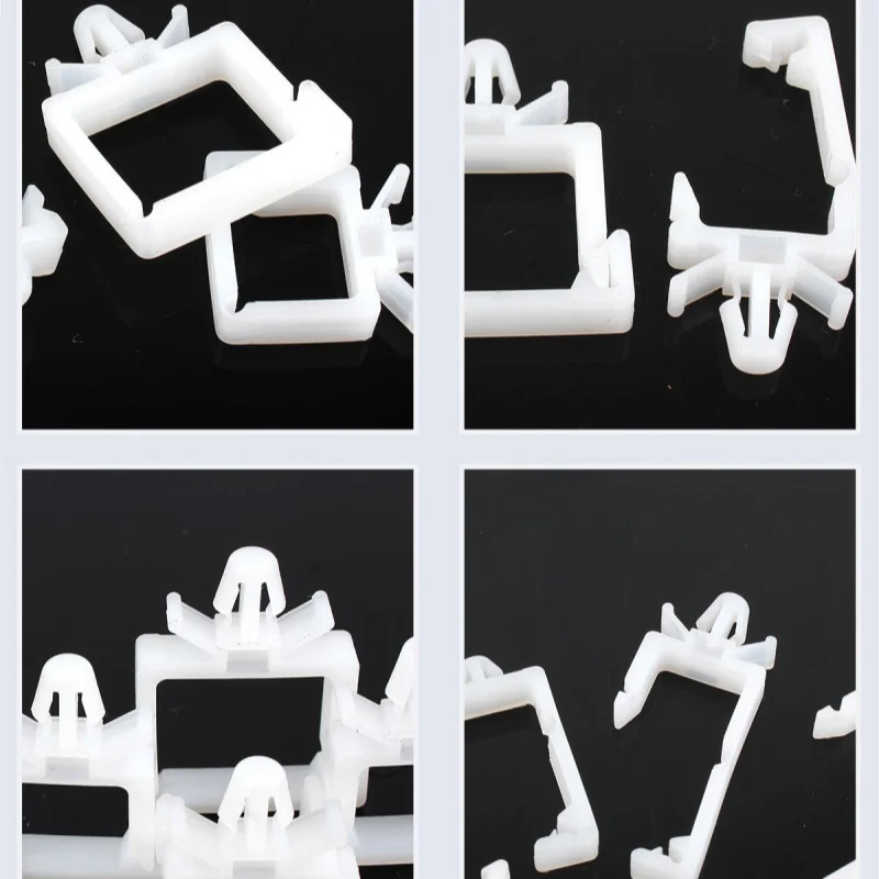 CHC Nylon Aircraft Type Cable Holder PC Board Inserting Wire Fixed Seat Cable Clips Clamps Manager Tie Retain Harness Organizer