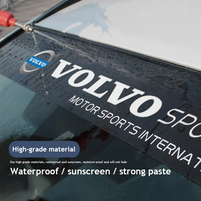 

Car Front Rear Windshield Decoration Sticker For Volvo XC90 V90 V60 XC60 V40 EC40 EX40 S80 S60 S90 C40 XC40 V70 XC70 C30 C70 EX9