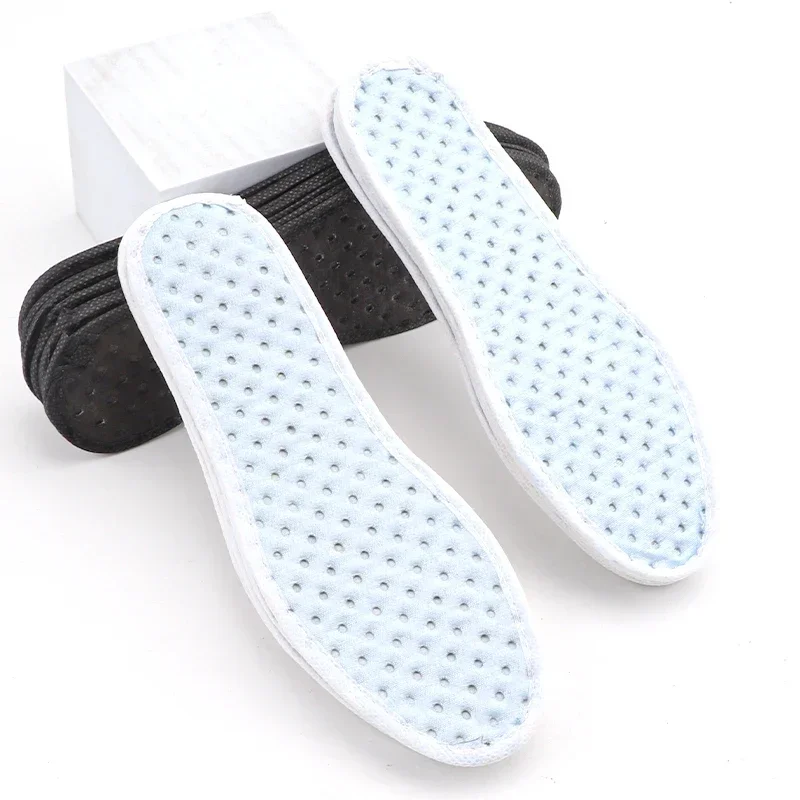 New Bamboo Charcoal Antibacterial Deodorant Running Sports Insole Plant Insoles for Shoes Feet Shock Absorbing Shoe Inserts Pads image 6