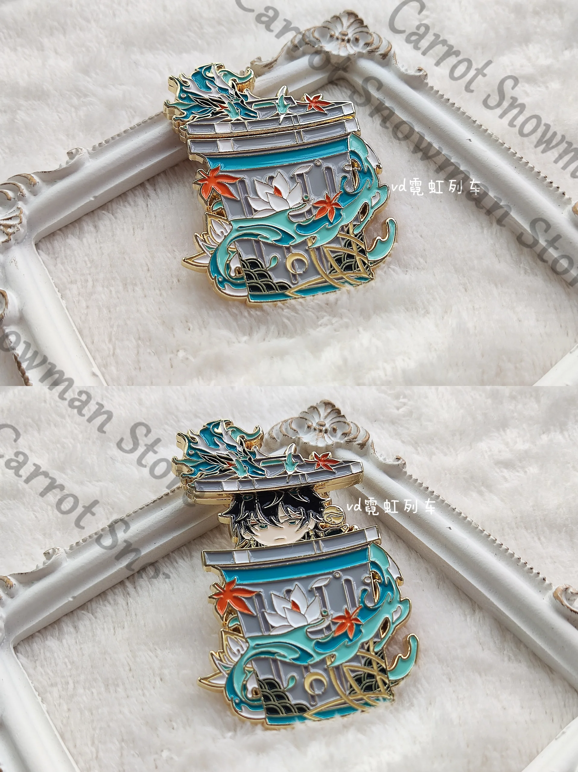 

Honkai: Star Rail Kafka Blade Jing Yuan Anime Metal Brooch Q Version Badge Emblem Pull Out School Cospaly Hallowmas Cartoon Gift