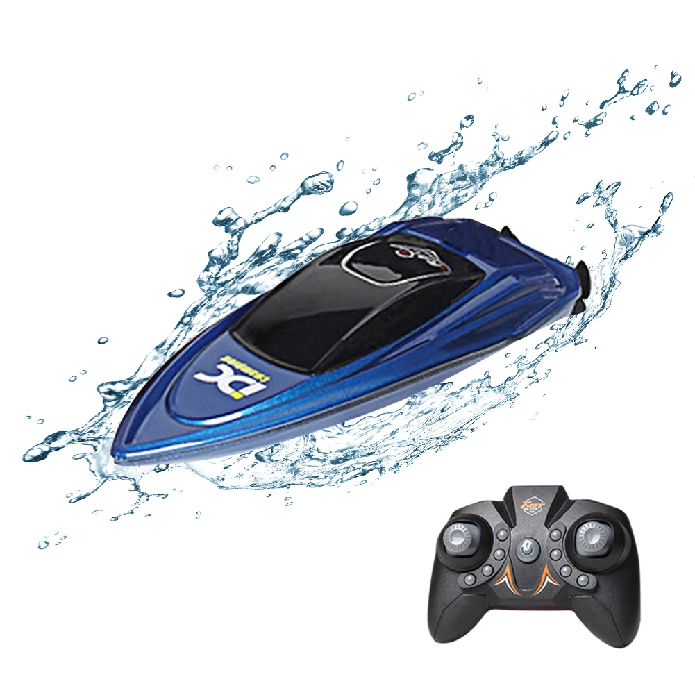 

2.4GHz RC Speed Boat High Speed LED Lamp Waterproof Electric Remote Control Ship Remote Control Toys for Children