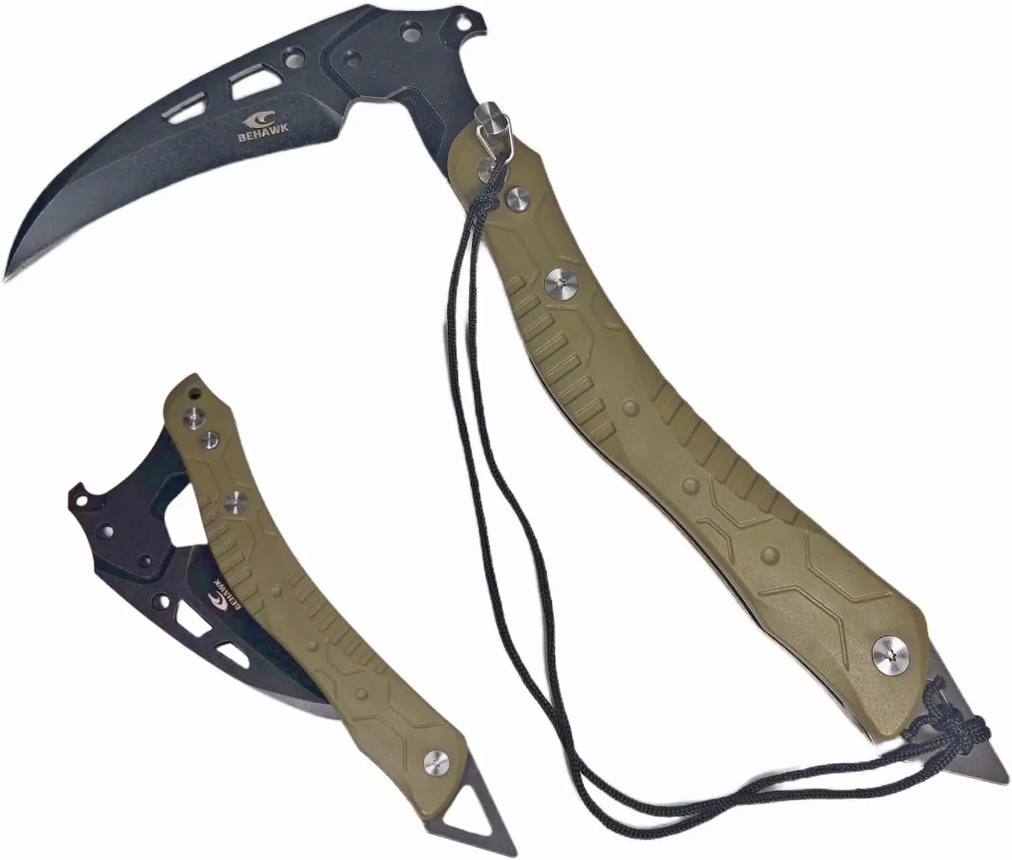 

Складной нож-серп с ножнами, быстросъемный тактический инструмент для выживания, предохранительный замок, разбиватель стекла для обрезки сада на открытом воздухе