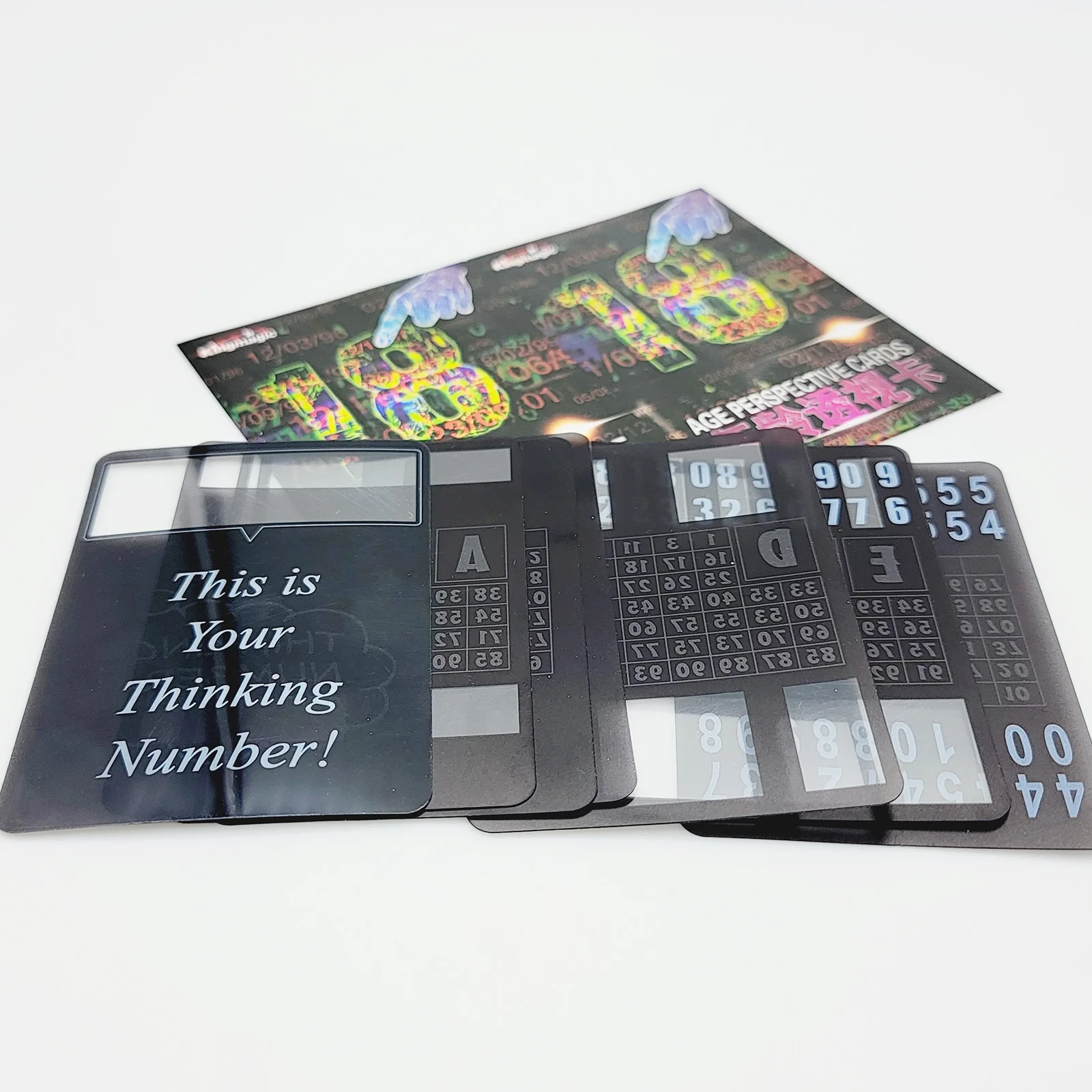 Self Working Age Prediction Cards - Magic Number 1-99 Reveal Trick for Beginners Impromptu Street Magic