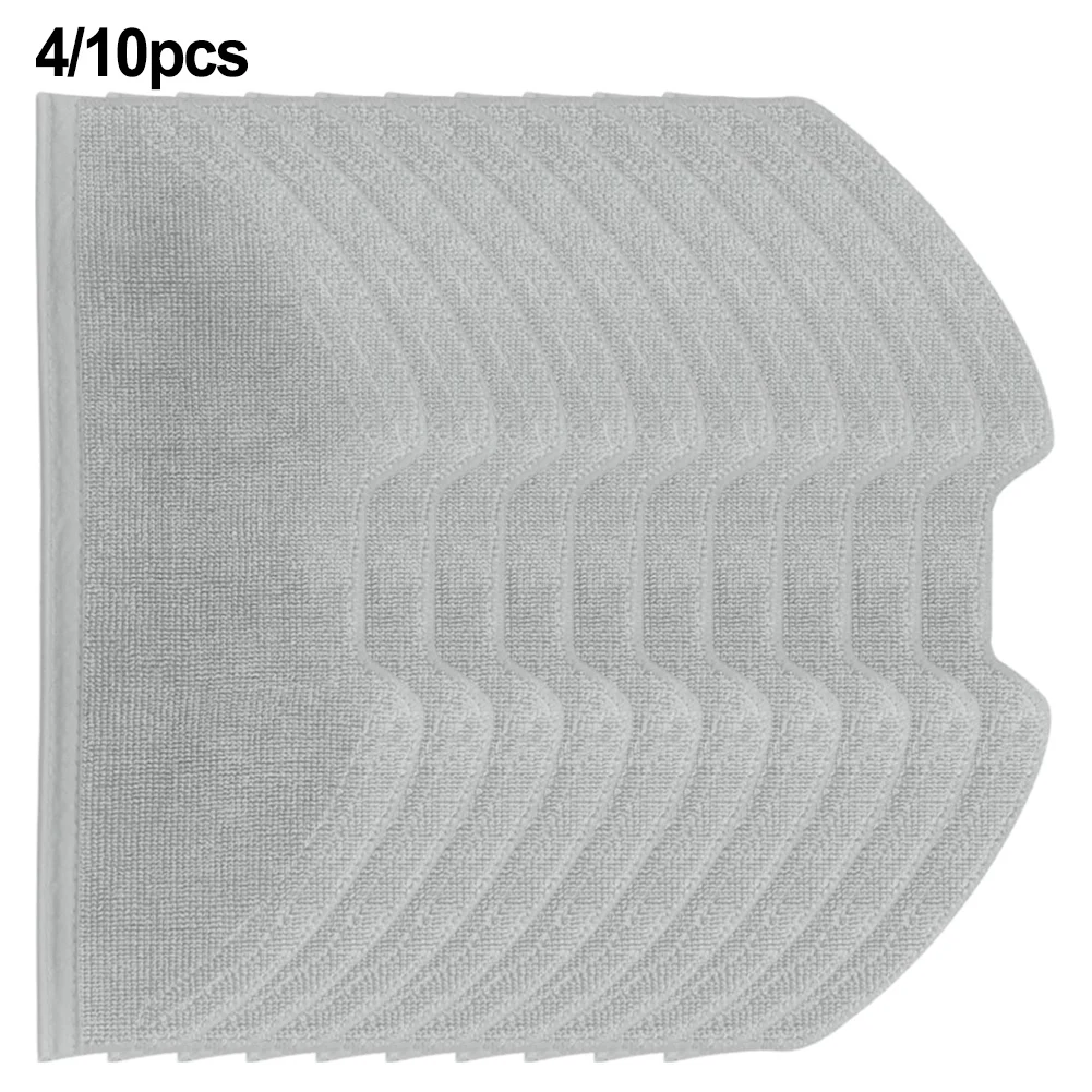 

4/10pcs For Eufy For X8 Pro Series For X8 Pro SES Mop Cloth Pads Vacuum Cleaner Replacement Parts Microfiber For Cleaning