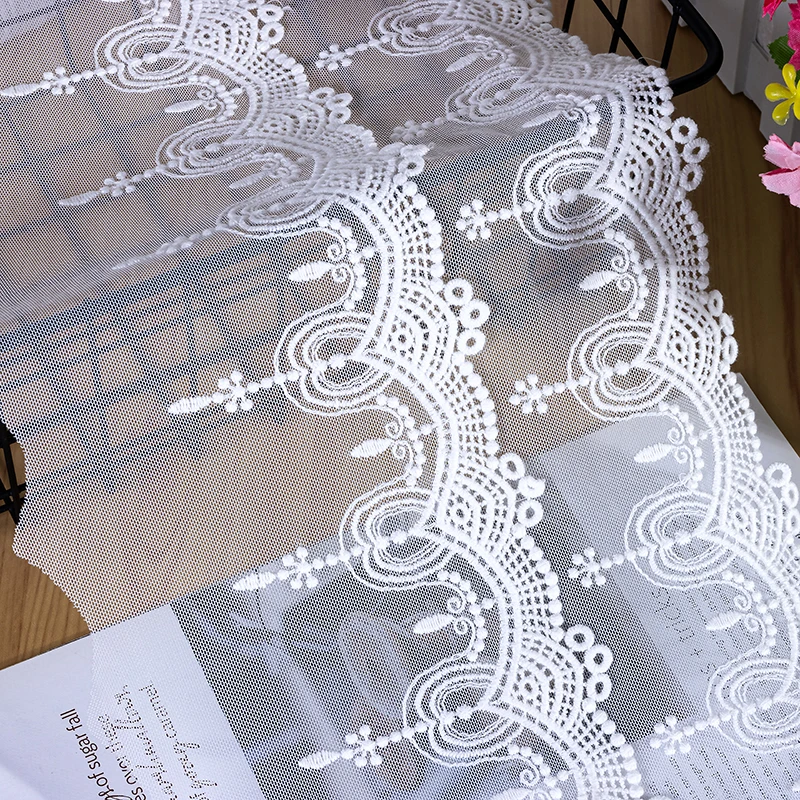 White Flower Embroi… - image