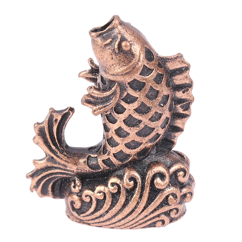 1Pc Feng Shui Jumping Koi Alloy Incense Burner Stick Holder Meditation Buddha Coil Base Incense Holder Home Utensil Decorations