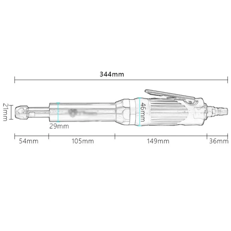 machine-de-polissage-et-de-meulage-pneumatique-avec-conception-etendue-pour-espaces-etroits-meuleuse-pneumatique-a-arbre-etendu