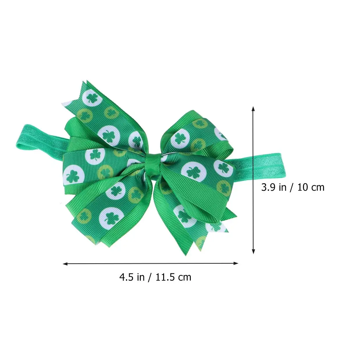 

St Patrick's Day Patterns Kids Hair Band Premium Cloth Baby Girl Headband Non Fading Holiday Party Toddler Photo