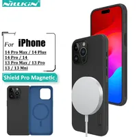 Nillkin Super Frosted Shield Pro Magnetic Case for iPhone 14 Pro Max, PC+TPU Protection Back Cover for iPhone 14 Pro 14 Plus 13