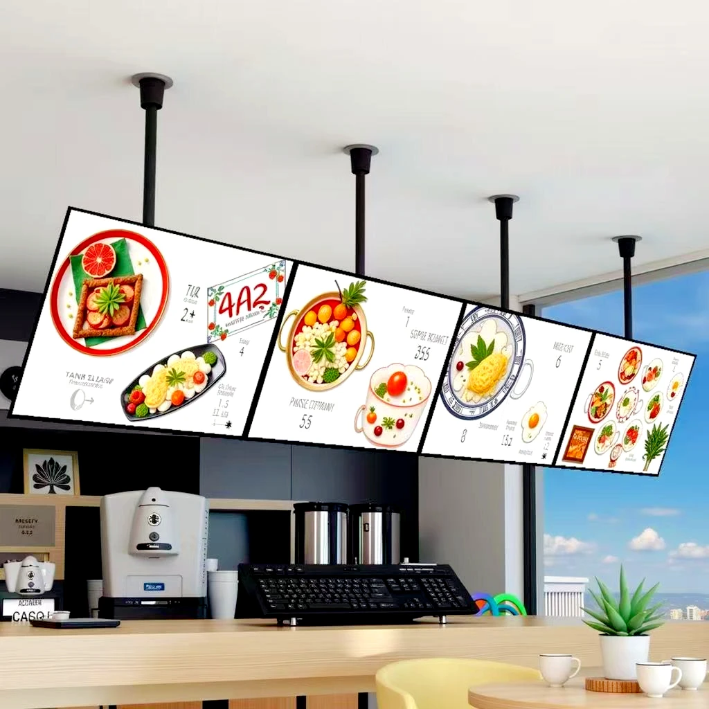 

LED Ultra-thin TV Light Box Coffee Shop Restaurant Menu Board Hanging Magnetic LED Menu Display Light Box LED Menu Board Sign
