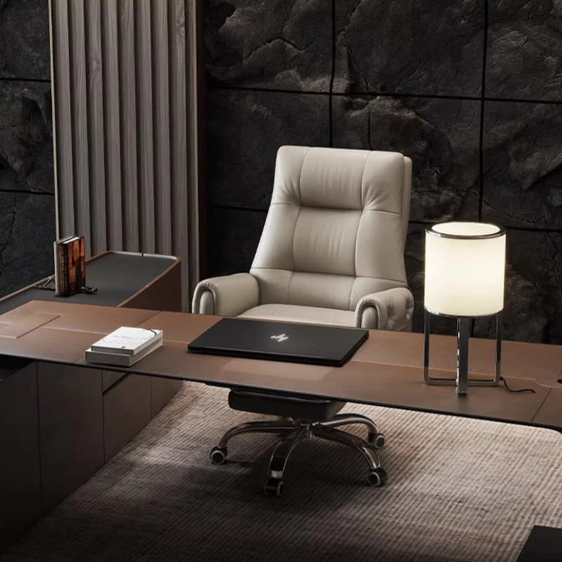 

Luxury Ergonomic Office Chair Modern Comfortable Computer Backrest Office Chair Relaxing Leather Silla Oficina Trendy Furniture