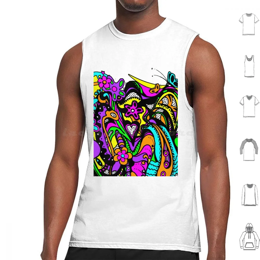 Add Colour To Your Life Tank Tops Vest Sleeveless Color Colour Colourful Add Colour Bright Vibrant Fun Exciting Cheery