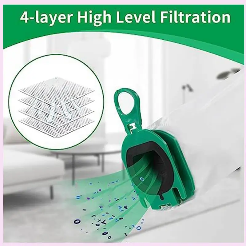

B25B 24X Мешки для пылесоса для Vorwerk Kobold VB100 FP 100 Фильтр-мешки с 6 фильтрами защиты двигателя Мешки для пыли