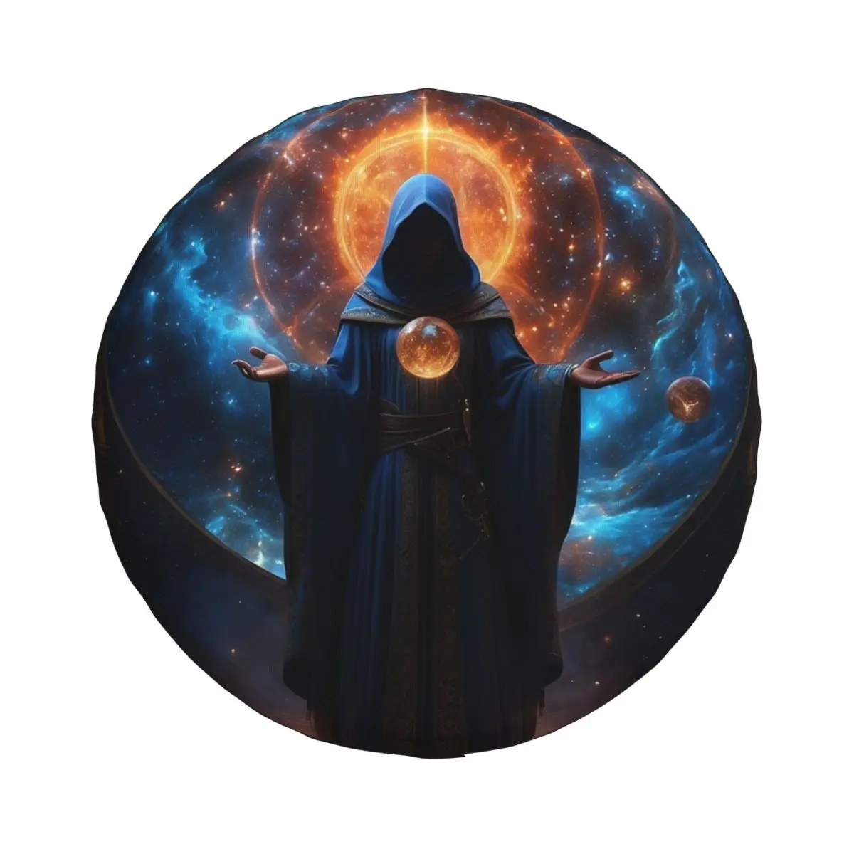 Wizard Sorcerer Universe Fantasy Spare Tire Cover for Suzuki SUV RV Car Wheel Protectors Accessories 14" 15" 16" 17" Inch