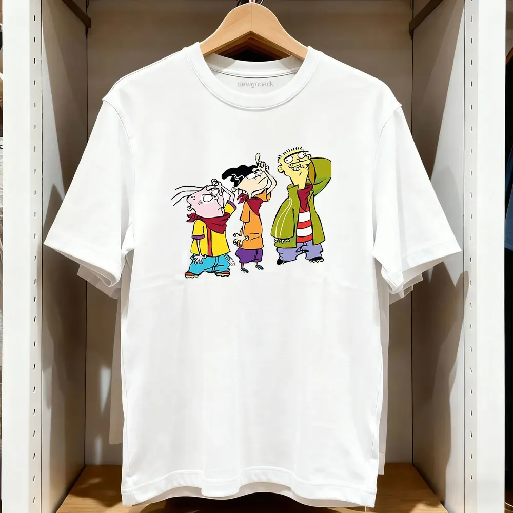 Ed Edd n Eddy t-shirt Woman Man Casual Cotton Graphic T Shirts Adult Streetwear Camisetas Tops Tee Short-sleev Boyfriend