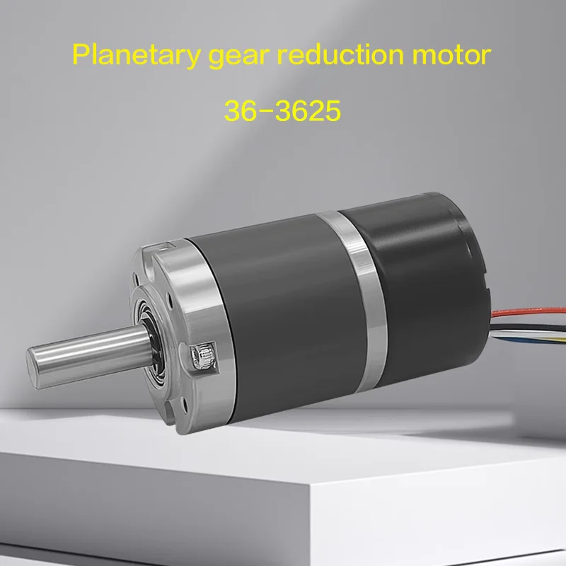 36mm 3625 60KG DC brushless planetary reducer motor speed regulation, forward and reverse 12V24V 11-2162rpm small motor