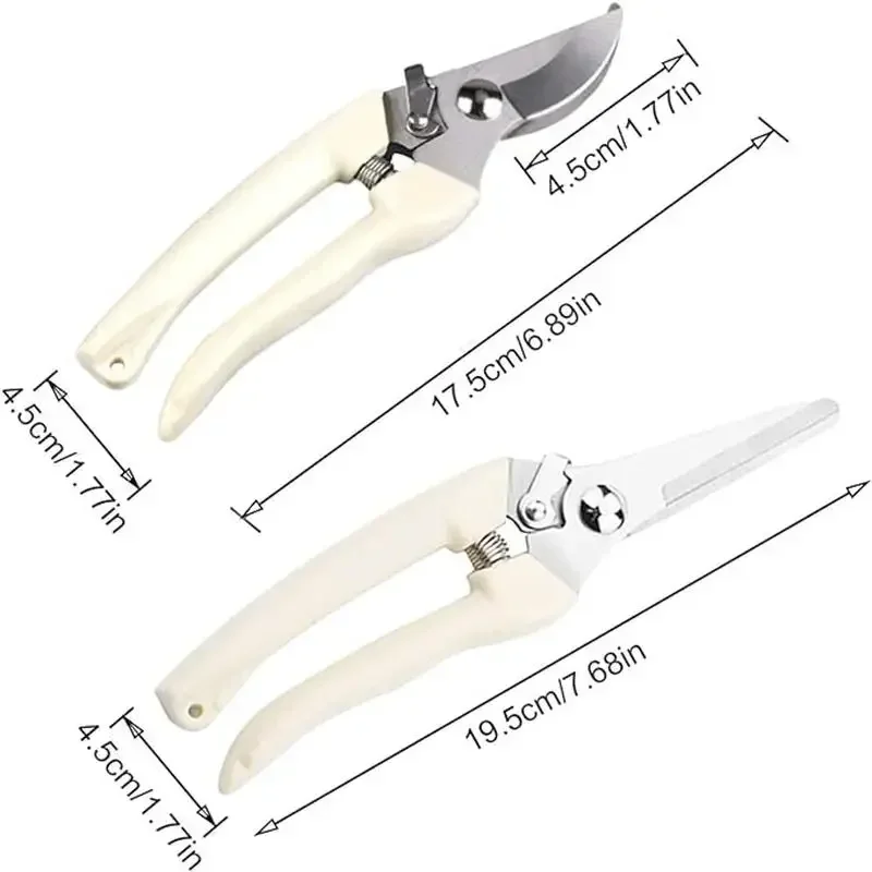 Stainless Steel Fruit Picking Shears Garden Branch Pruning Tools Gardening Fruit Pruning Shears Garden Pruning Shears
