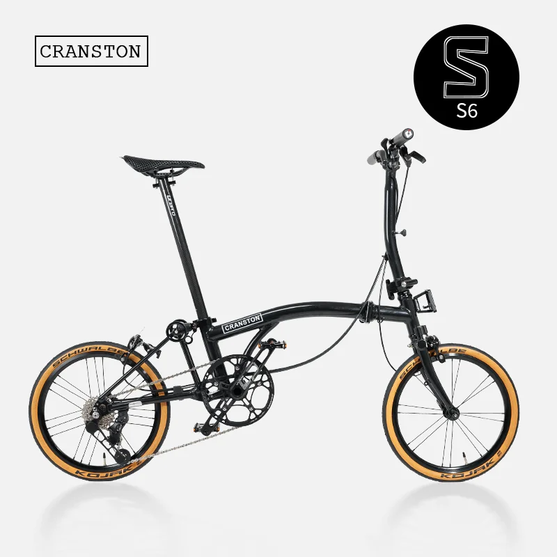 S6 16 inch aluminum alloy frame 6 speed tri-fold bicycle S /Y BAR light weight foldable bike folding bicycle