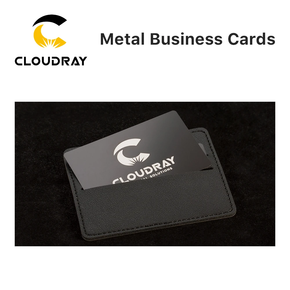 Imagem -05 - Cloudray Business Name Cards Folha de Metal Fosco Material de Teste para Máquina de Marcação a Laser 50 Pcs 100 Pcs por Lote