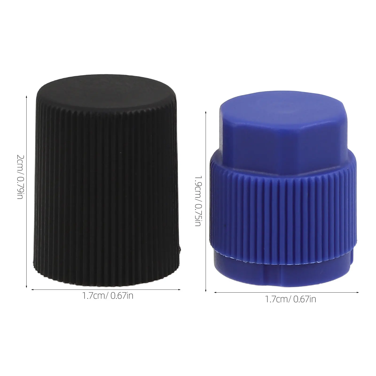 20Pcs Automotive Air Conditioning Valve Caps Stable Dust Proof Covers for Ac Charging Port Leak Stop Ac Service Valves Cap