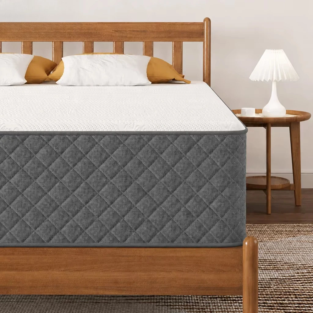 Kingnight G05 30cm Thick Modern Hybrid Mattress Cooling Gel Memory Foam Massage Feature 10-Year Warranty Cotton Cover-Hotel Home