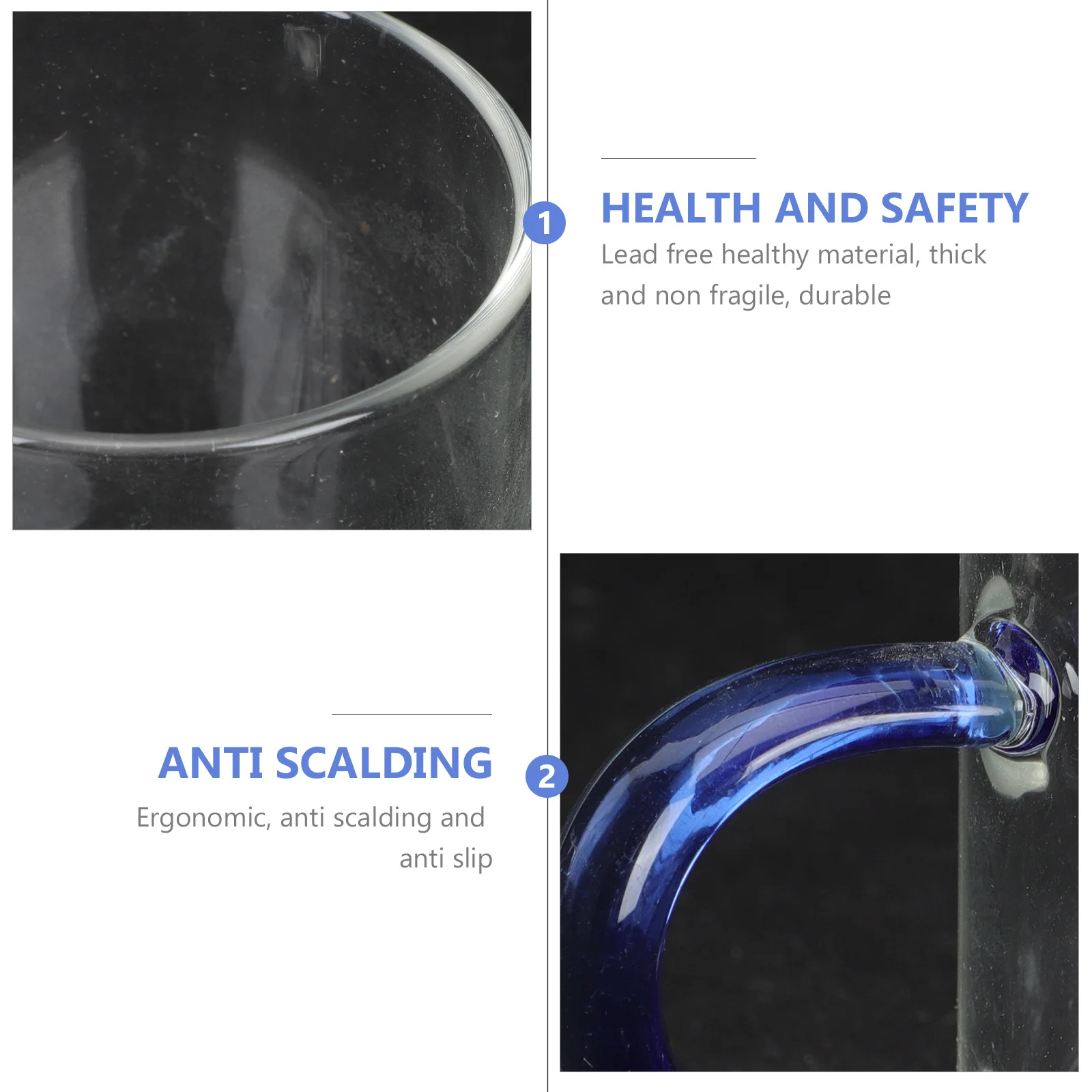 

4Pcs Glass Tea Cup Set Unique Heat Resistant Teacup for Home Office Party Travel Kung Fu Tea Ceremony Decorative Drinking Vessel