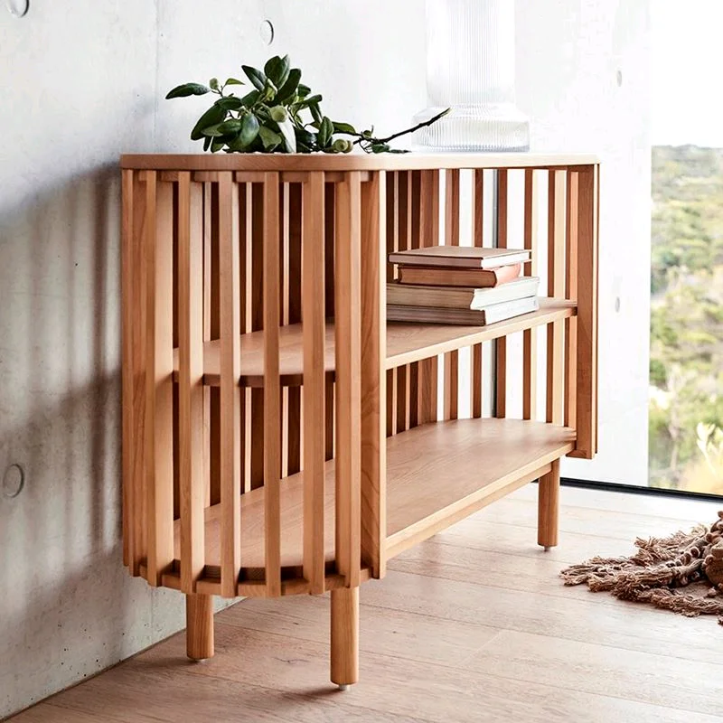 

Новинка! Комод-тумба Combohome в скандинавском стиле из массива дерева для гостиной, высокое качество