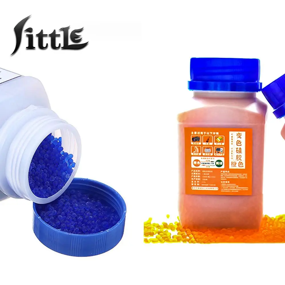 500g Orange/blue Silica Gel Desiccant Blue-orange Silica Gel Beads Reusable Silica Beads Anti-mildew Drying Moisture Absorbent