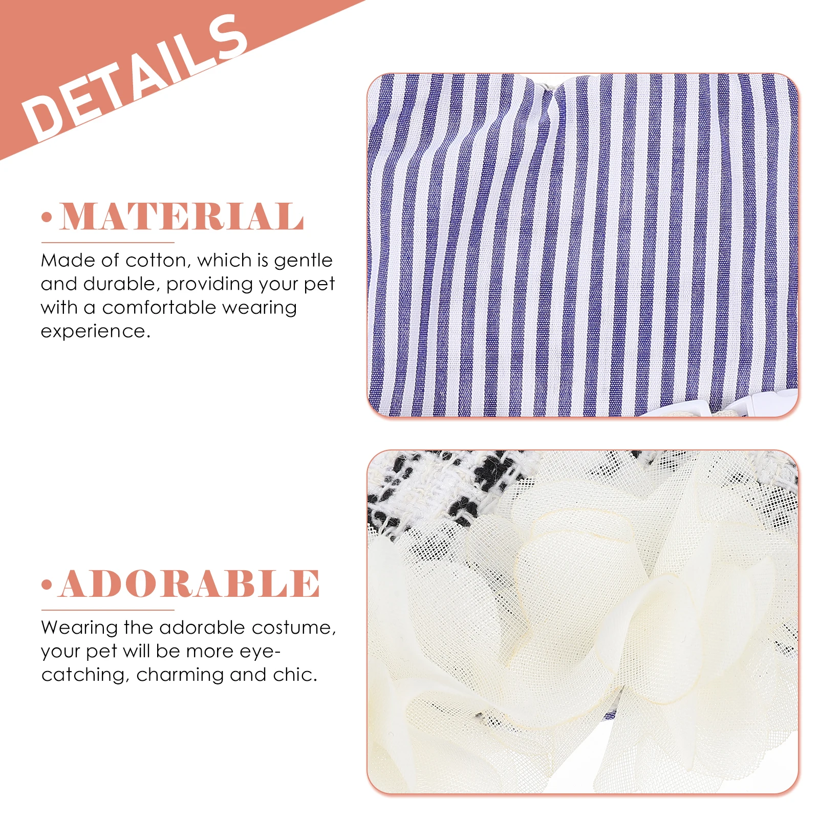 

1 set 1 Set Decorative Bunny Harness Pet Rabbit Dress Costume Leash Adorable Rabbit Clothing Party Holiday Outdoor Wear Cotton