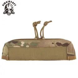 Tactical Micro Fight Chassis Pocket For MK3 MK4 Storage Bag Chest Rig Double Zip Cover Hunting Vest Accessories