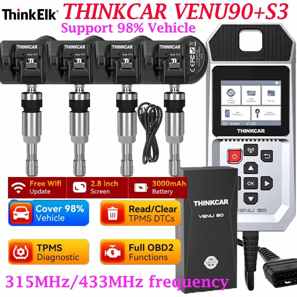 thinkcar-venu-90-tire-pressure-monitor-for-car-tpms-diagnostic-tools-proffessional-tpms-service-with-lifetime-free-wifi-update