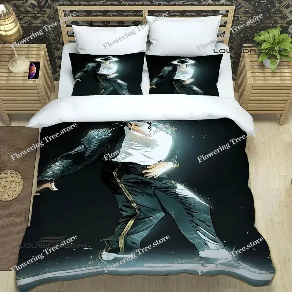 

Michael Jackson printed Bedding Sets exquisite bed supplies set duvet cover bed comforter set bedding set luxury birthday gift
