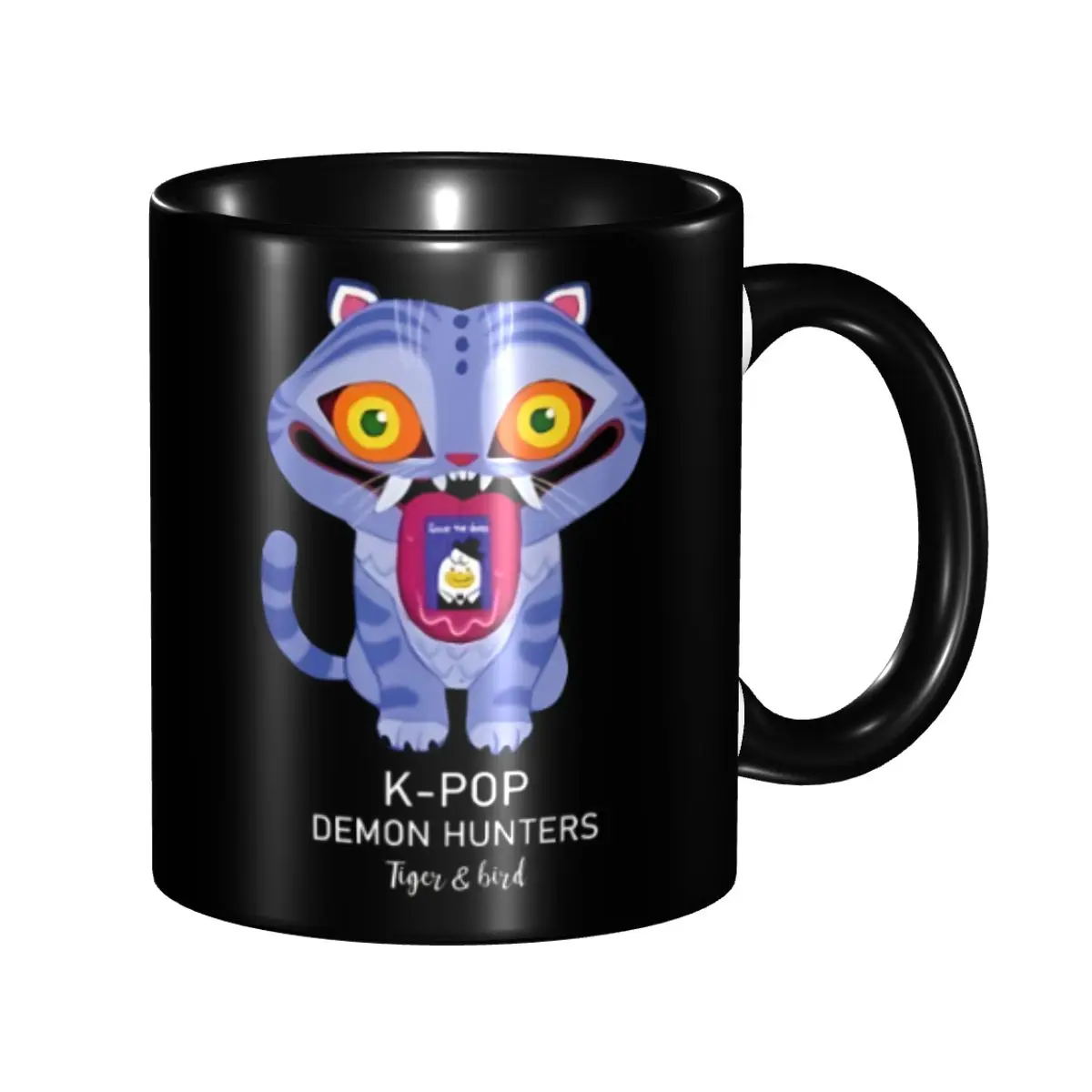 

KPop Demon Hunters Huntrix Tiger KPop Demon Hunters Huntrix Tiger Gift Mug for Woman Man Kawaii Coffee Cup Present for Office