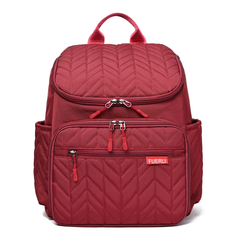 Qi Mummy Materni Nappy Bags Large Capaci Diaper Bags Function Bapa Other Brand EVA Material oulder Bags for Mom