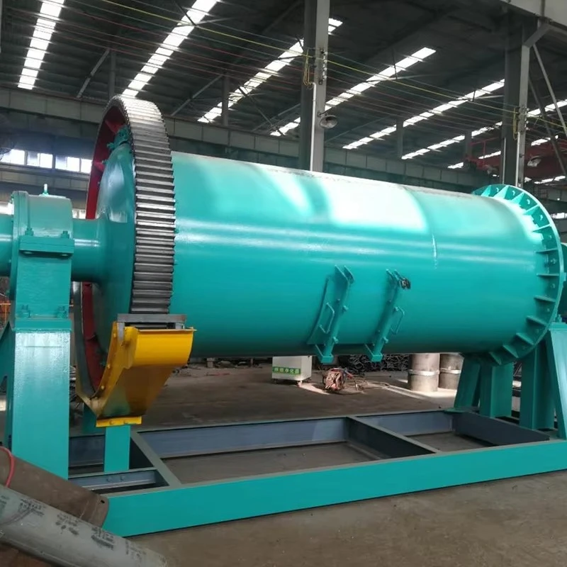 Horizontal Ball Mill Machine For Iron Ore Steel Slag Glass Metallurgical Milling Wear Resistant High Manganese Liner Customized