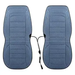 Car Heating Seat Cover Heated Car Seat Cover Fluffy Soft Front Car Seat Pads Heat Seat Cover for Home Office Chair