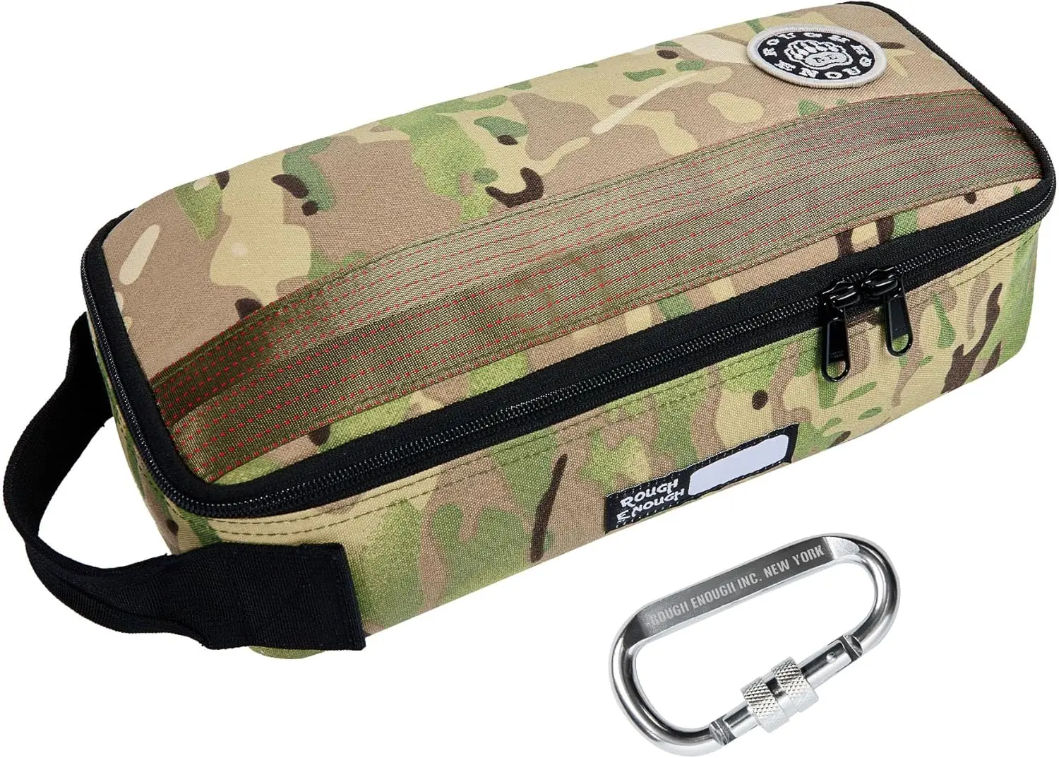 

Rough Enough Small Tool Bag with Zipper 12" Portable Tool Pouch Case, Heavy-Duty Padded Organizer RE8716