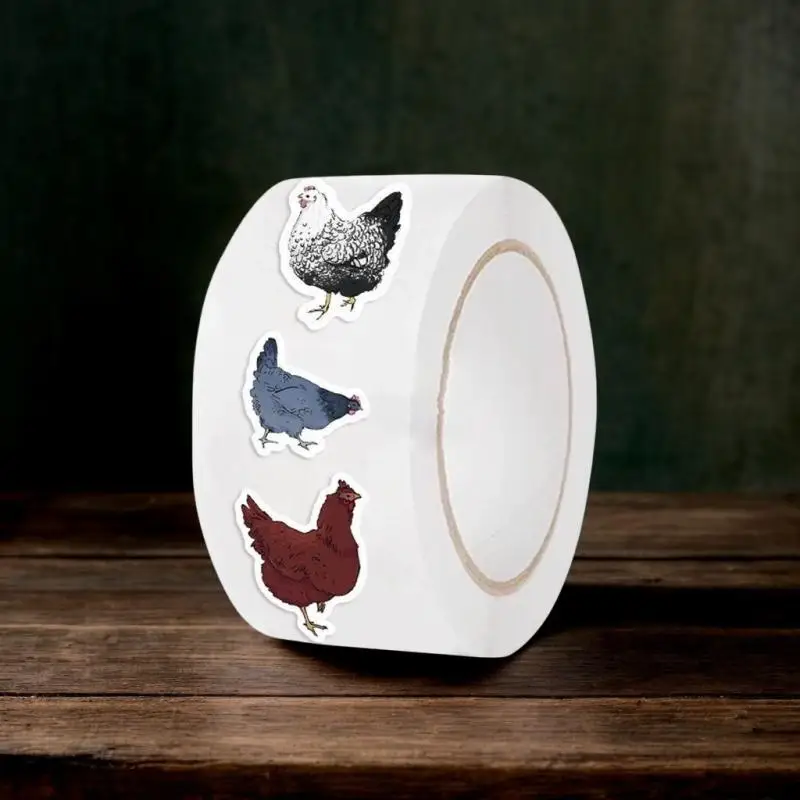 Confezione Creative Fowl Roll Nastro adesivo Vernice spray per animali Copertura per laptop, desktop, decalcomanie per tazze d'acqua