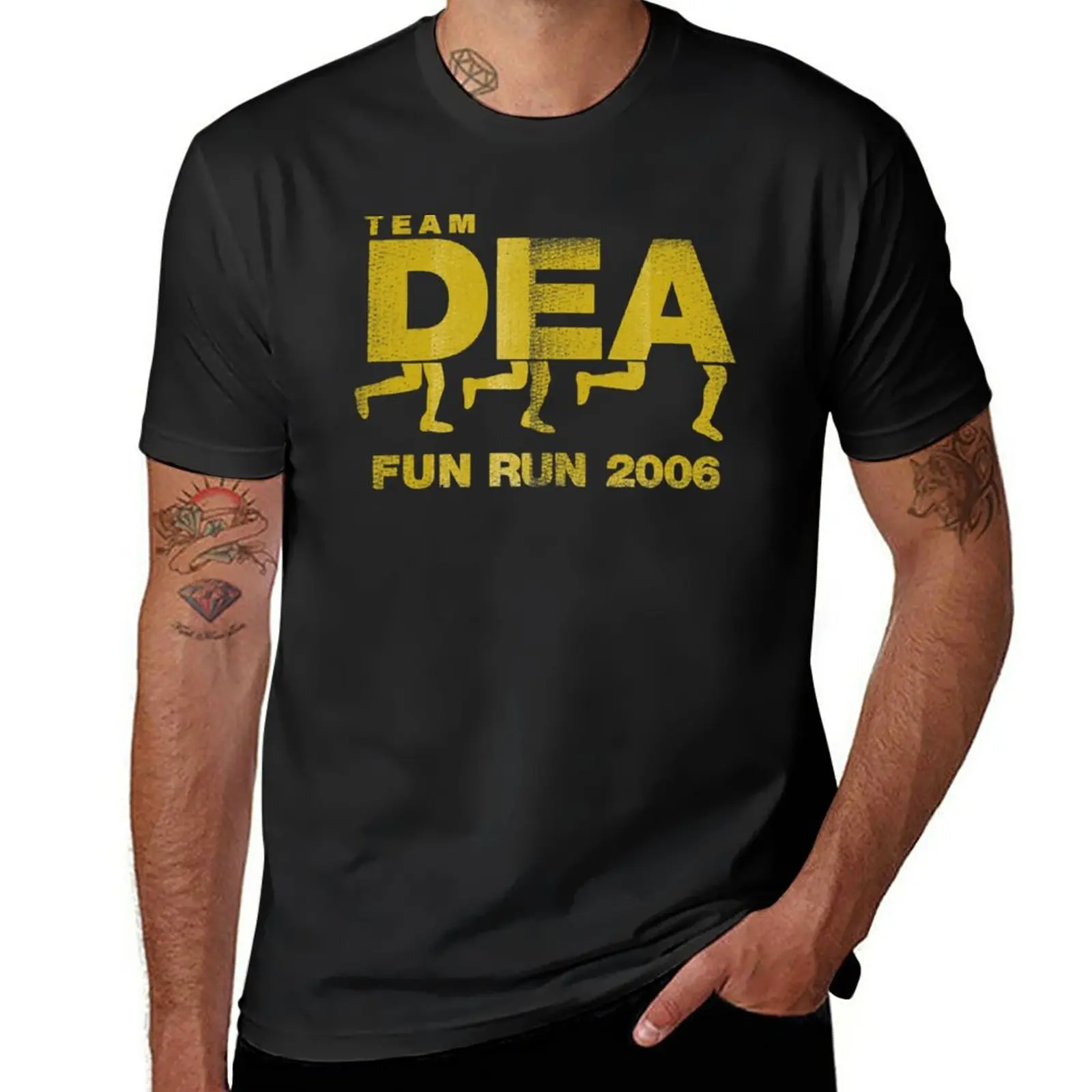 

New DEA Fun Run T-Shirt anime Short t-shirt mens tall t shirts